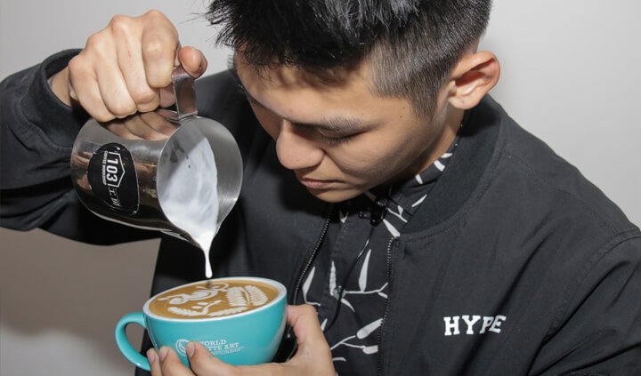 Irvine Buat Kopi Susu Latte