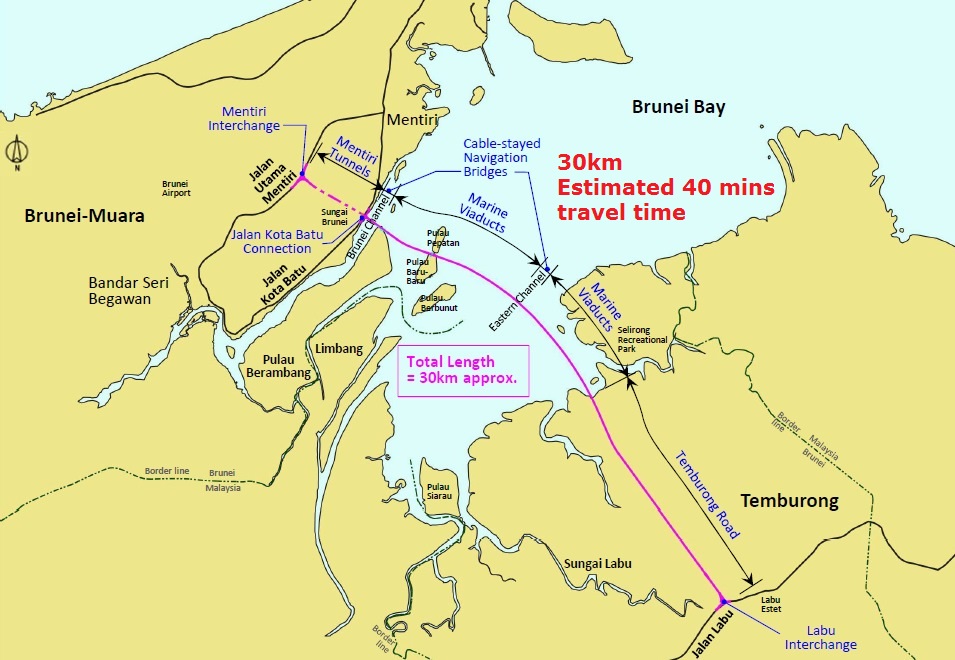 Masa Perjalanan Jambatan Temburong