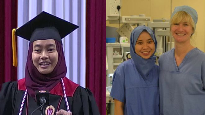 Dua gadis Malaysia dari bidang berbeza membanggakan kita di luar negara…