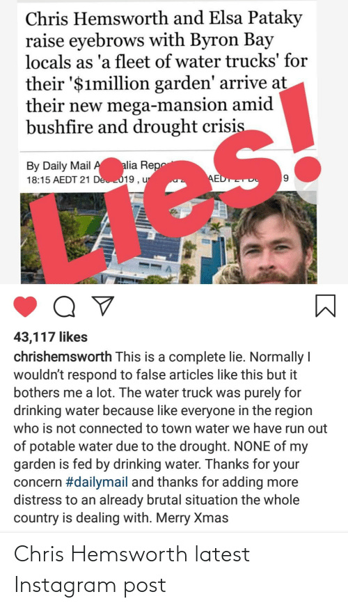 Chris Hemsworth Australia