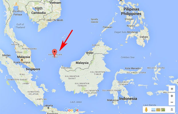 Peta Pulau Natuna