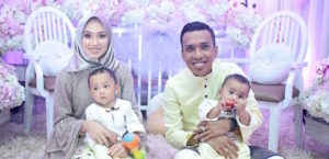 6 Di Sekitar Majlis Akikah Anak Fad Bocey Isteri Rotikaya
