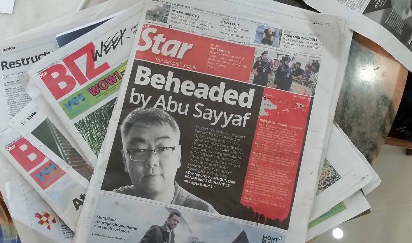 Bernard Then Muka Depan The Star