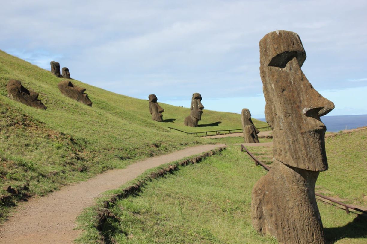Rapa Nui Pulau Easter Habis Kayu