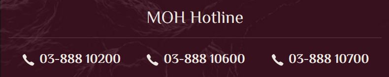 Moh Hotline Malaysia
