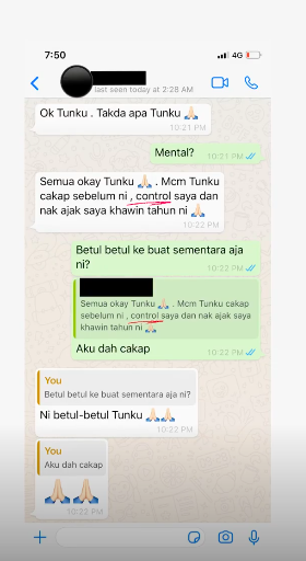 Tangkap Layar Rashid Safawi Syifa Melvin Tengku Mahkota Johor