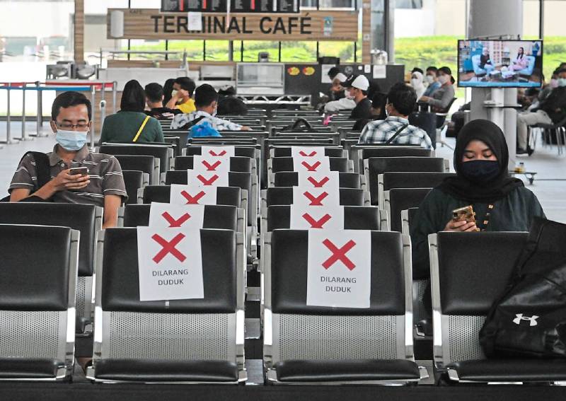 Dilarang Duduk Covid Normal Baharu
