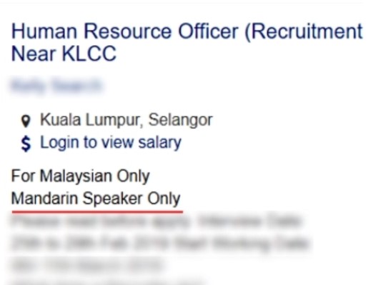 Klcc Mandarin Speaker Only