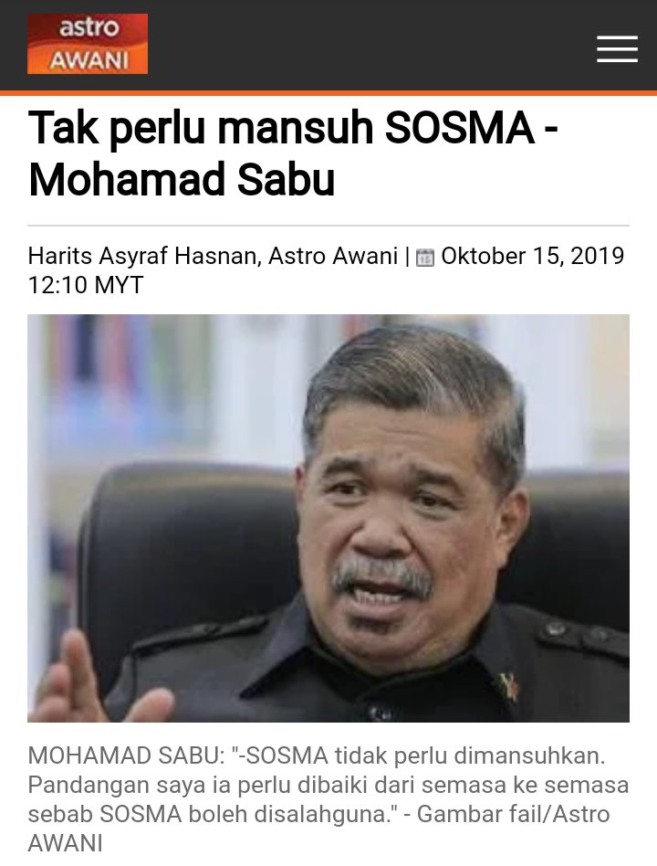 Sosma Perbaiki Sabu