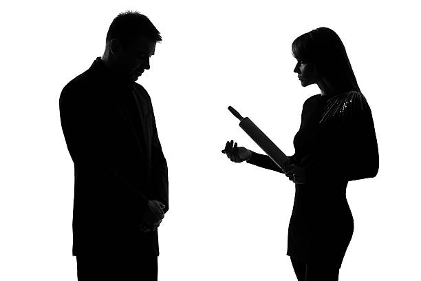 Woman Beats Man