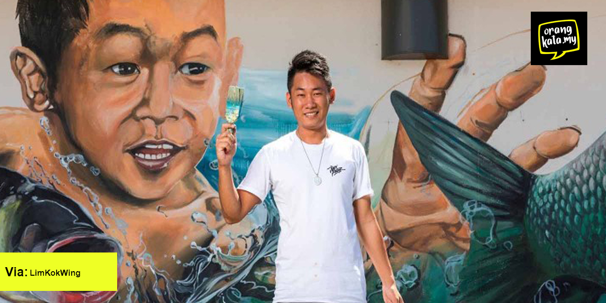 Leonard Siaw pelukis mural berbakat besar dari Sarawak, ikuti ceritanya