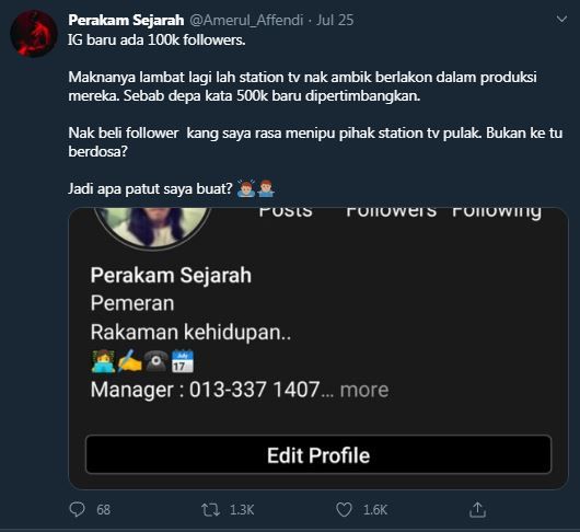 Amerul Afendi Instagram