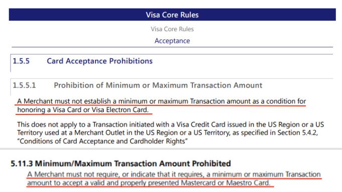 Visa Mastercard