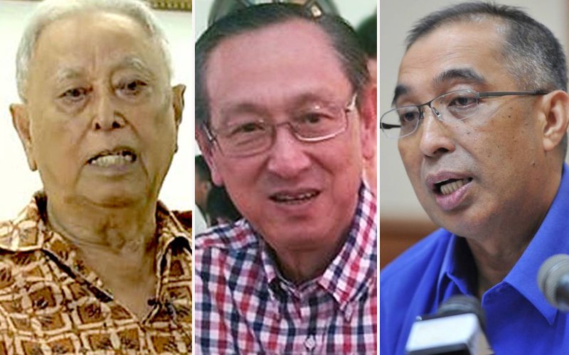 Harris Salleh Chong Kah Kiat Salleh Said Keruak
