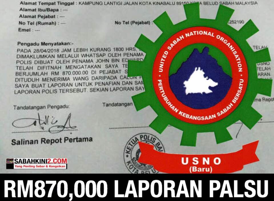 Laporan Palsu Usno