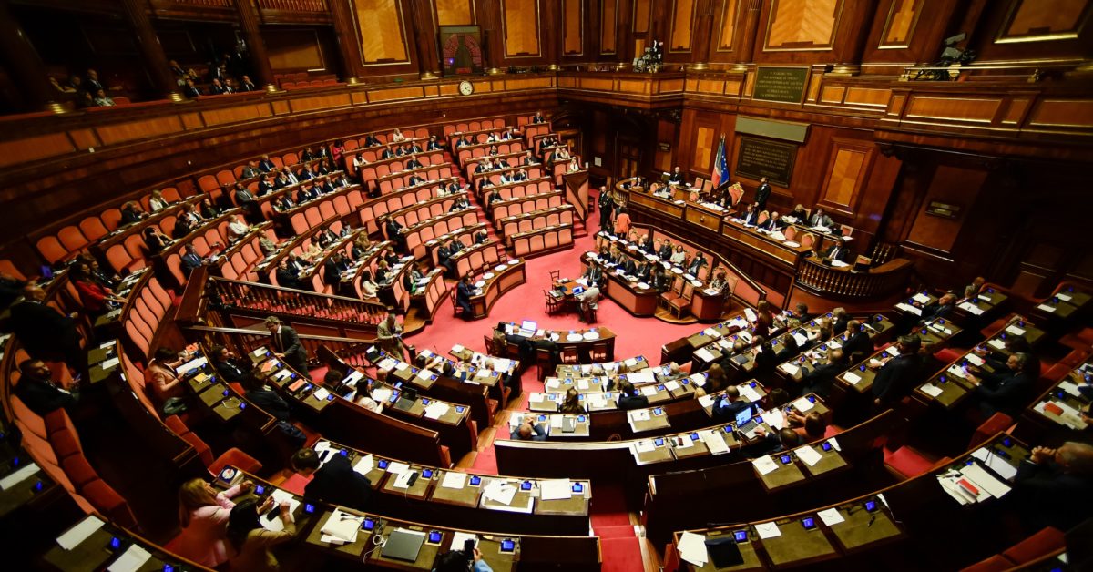 Italy Politics Parliament Vote Senate