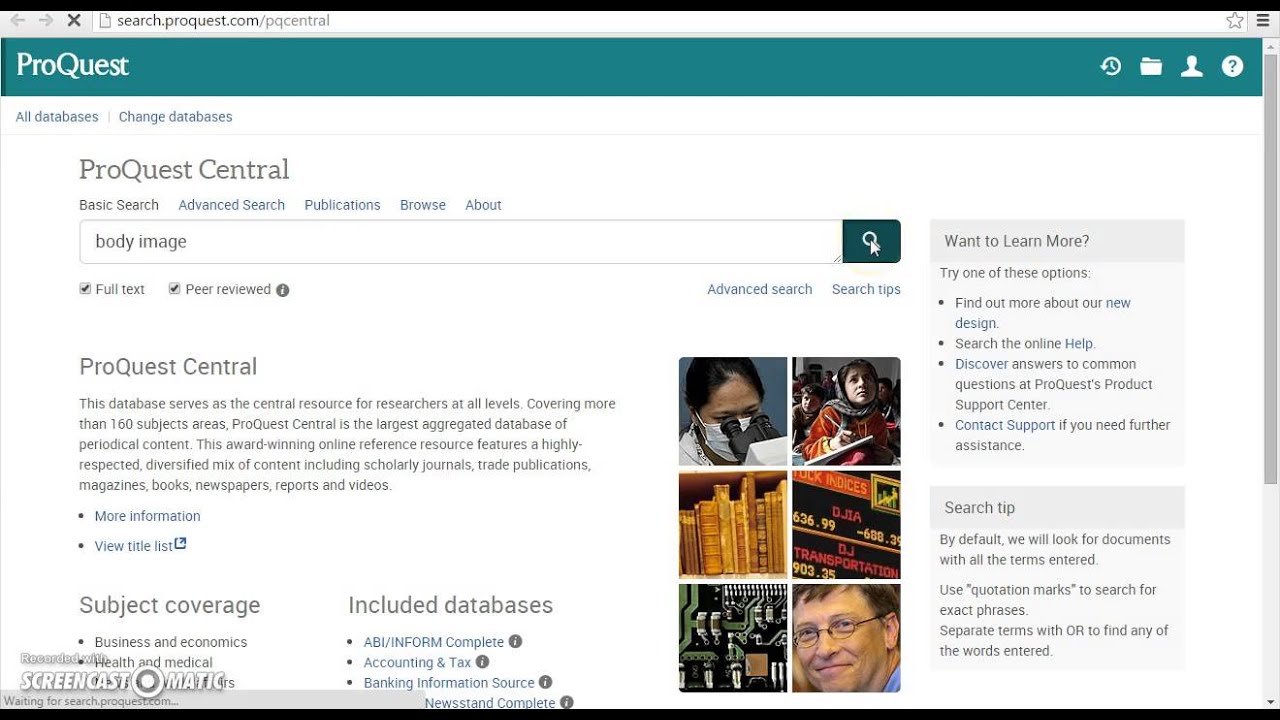 Proquest Database