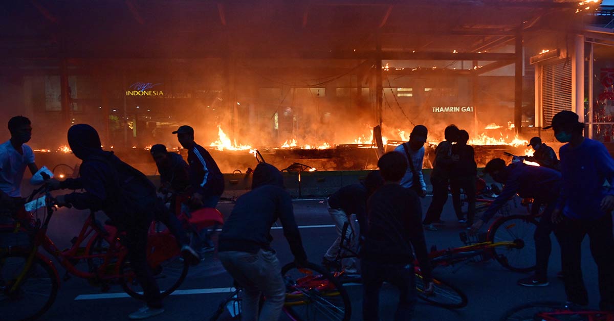 Protestors Indonesia