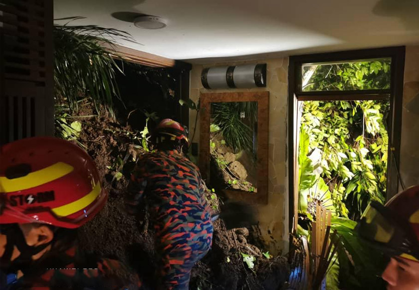 Bomba Tambun Tanah Runtuh