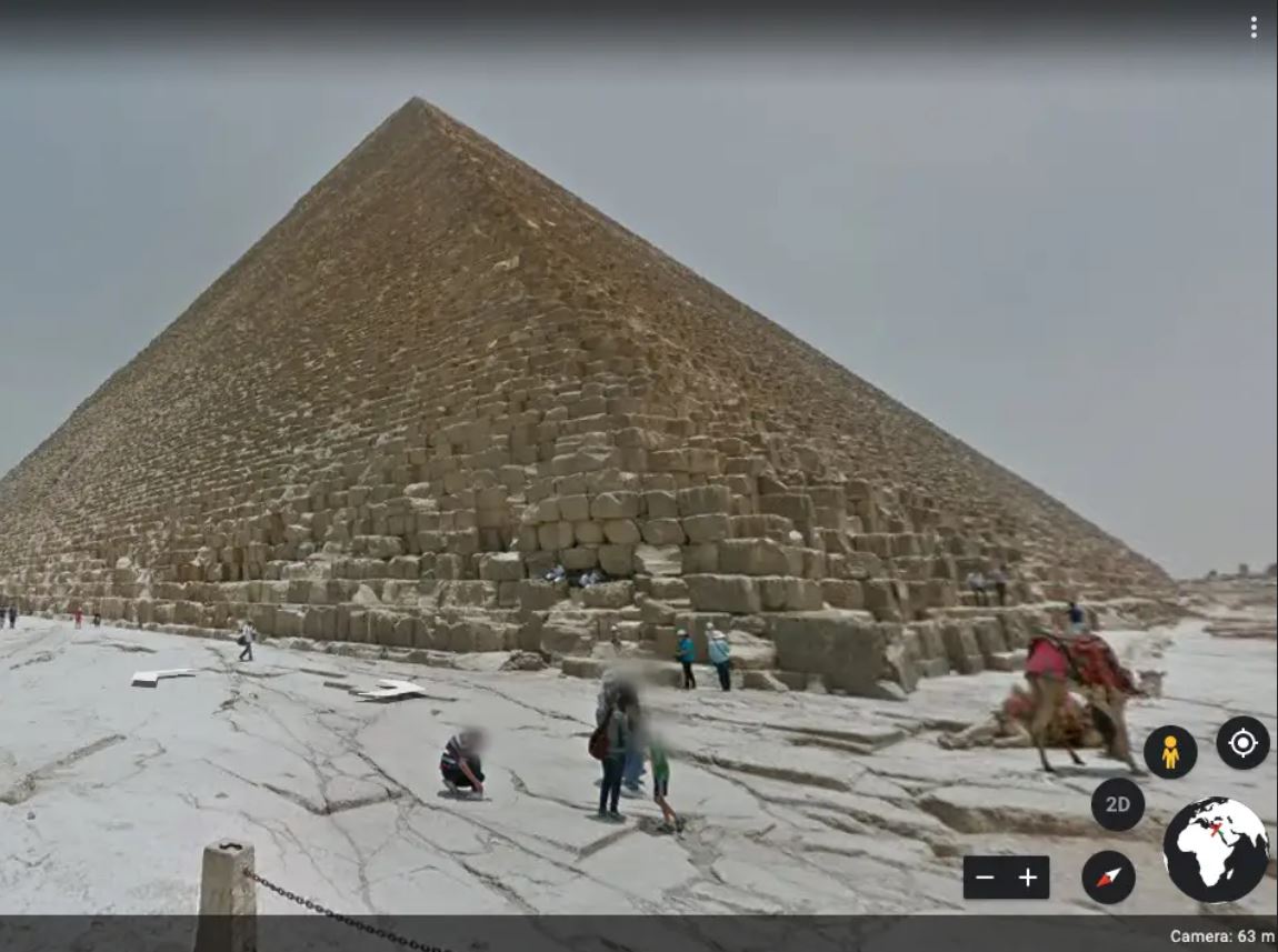Google Map Earth Pyramid