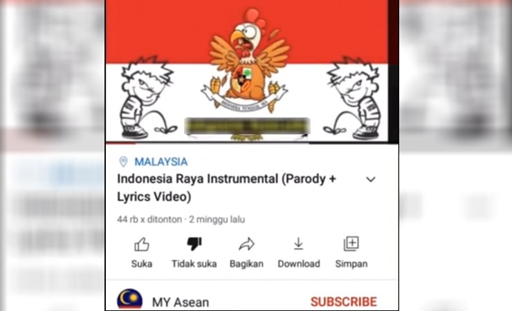 Parodi Hina Lagu Indonesia Raya