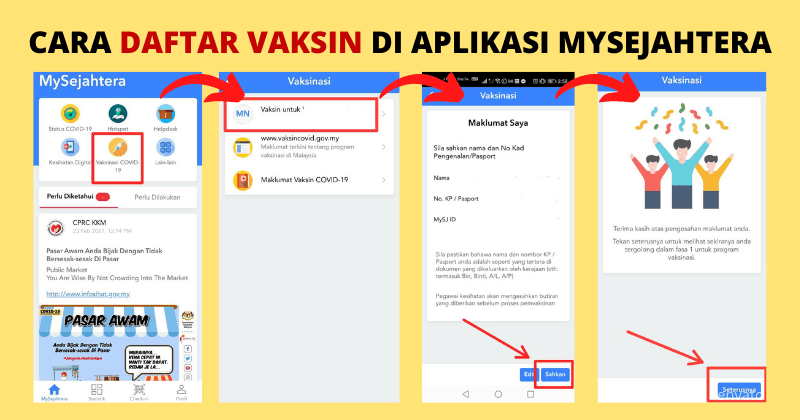 Cara Daftar Vaksin