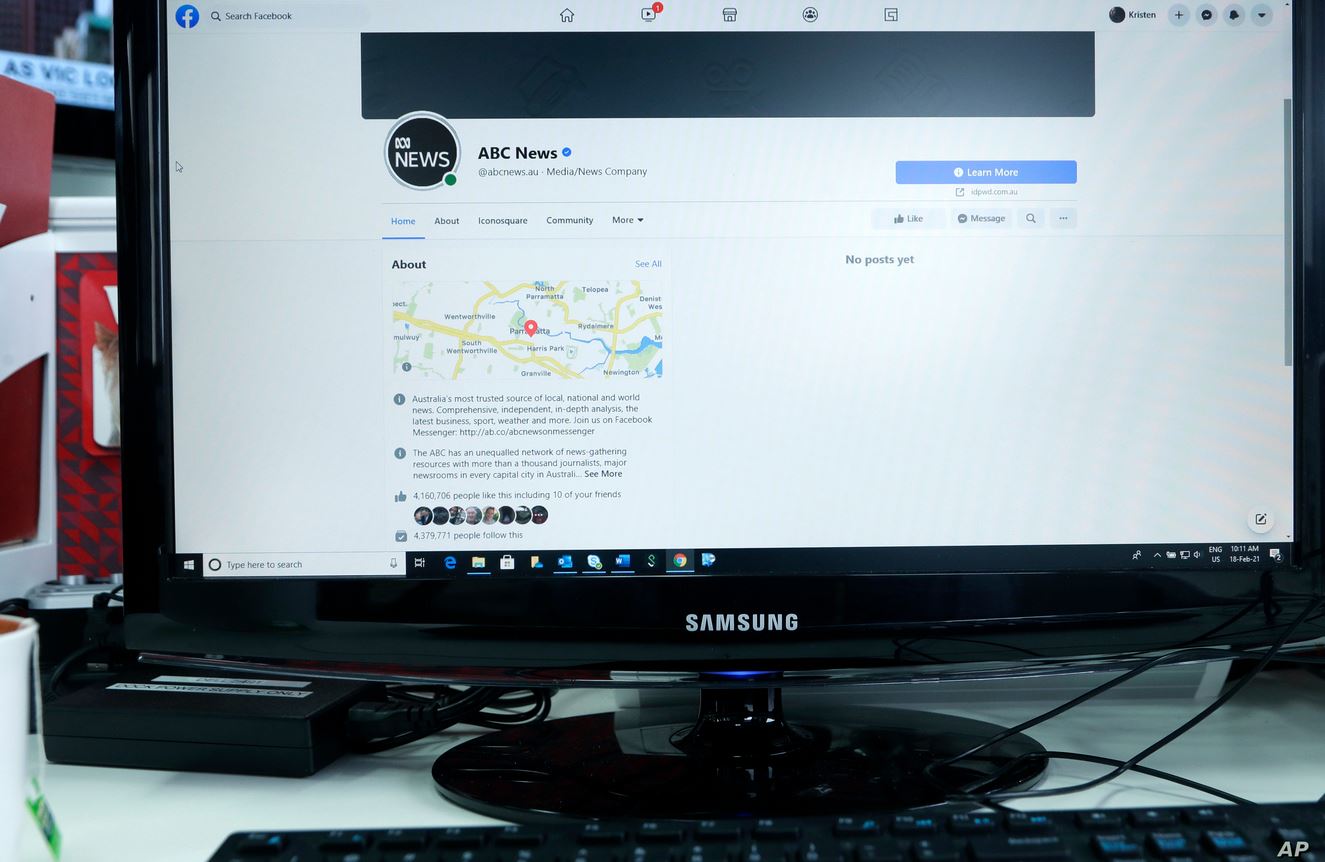 Abc News Australia Facebook Block