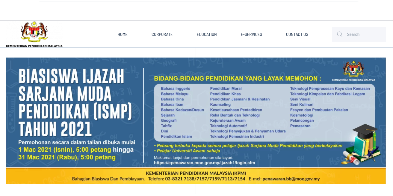 biasiswa ismp 2021