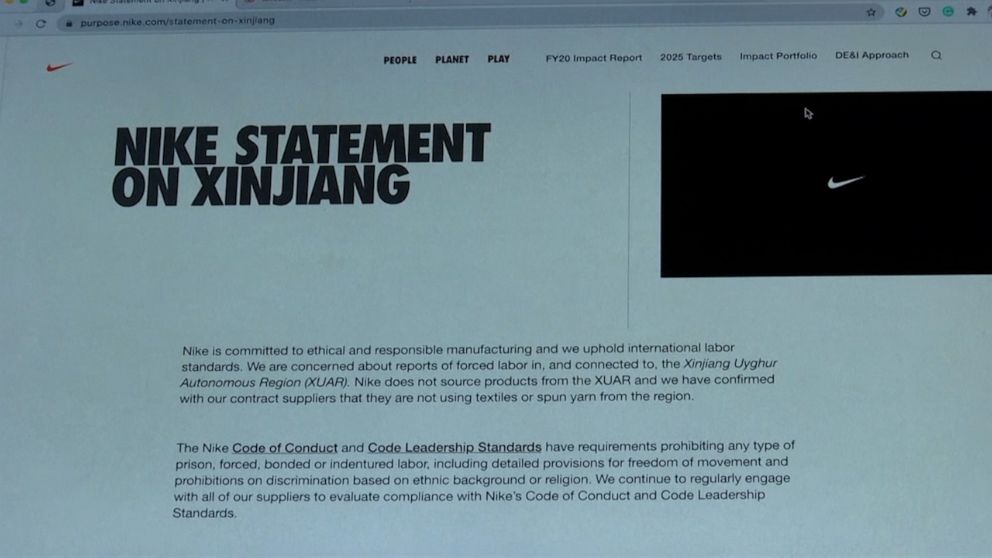 nike boikot china
