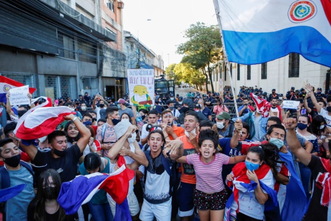 paraguay vaksin demonstrasi