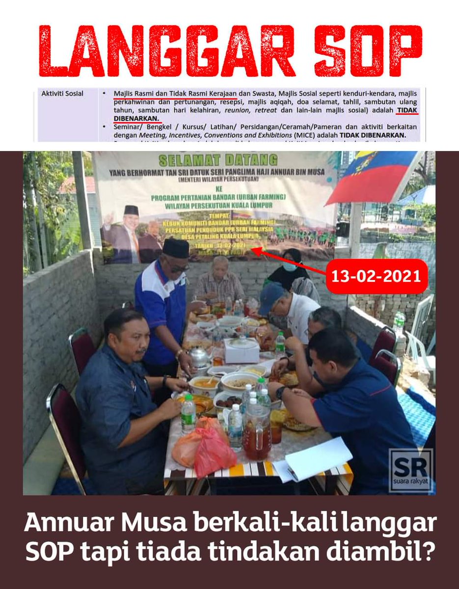 langgar sop
