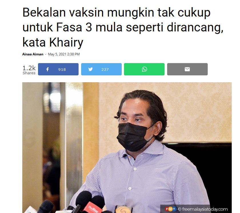 fmt kj vaksin fasa 3 lewat