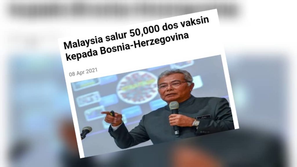 malaysia vaksin bosnia