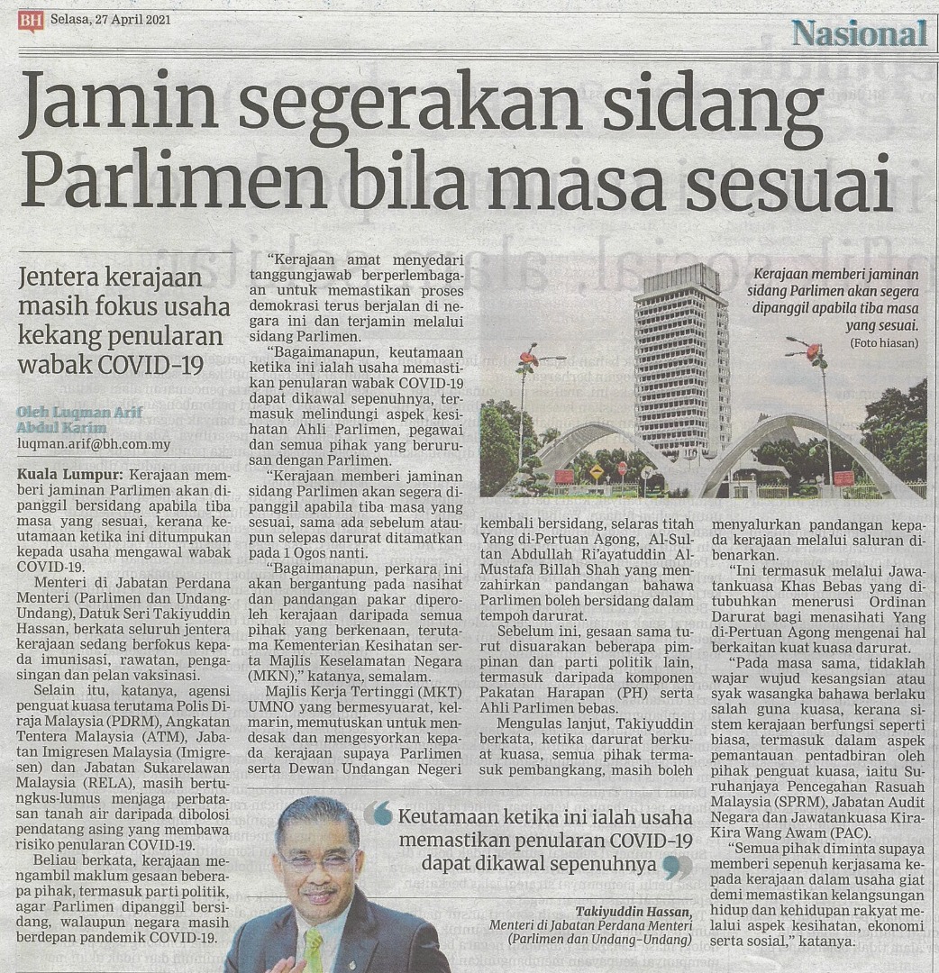 takiyuddin parlimen