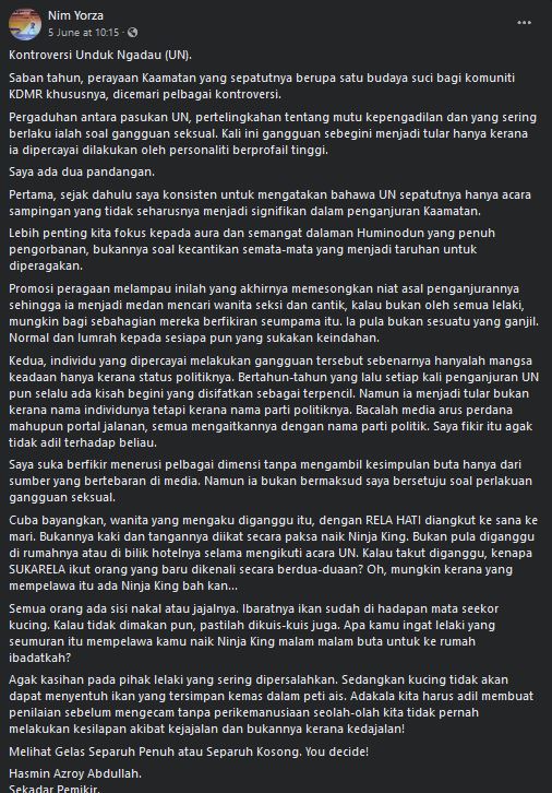 kontroversi unduk ngadau