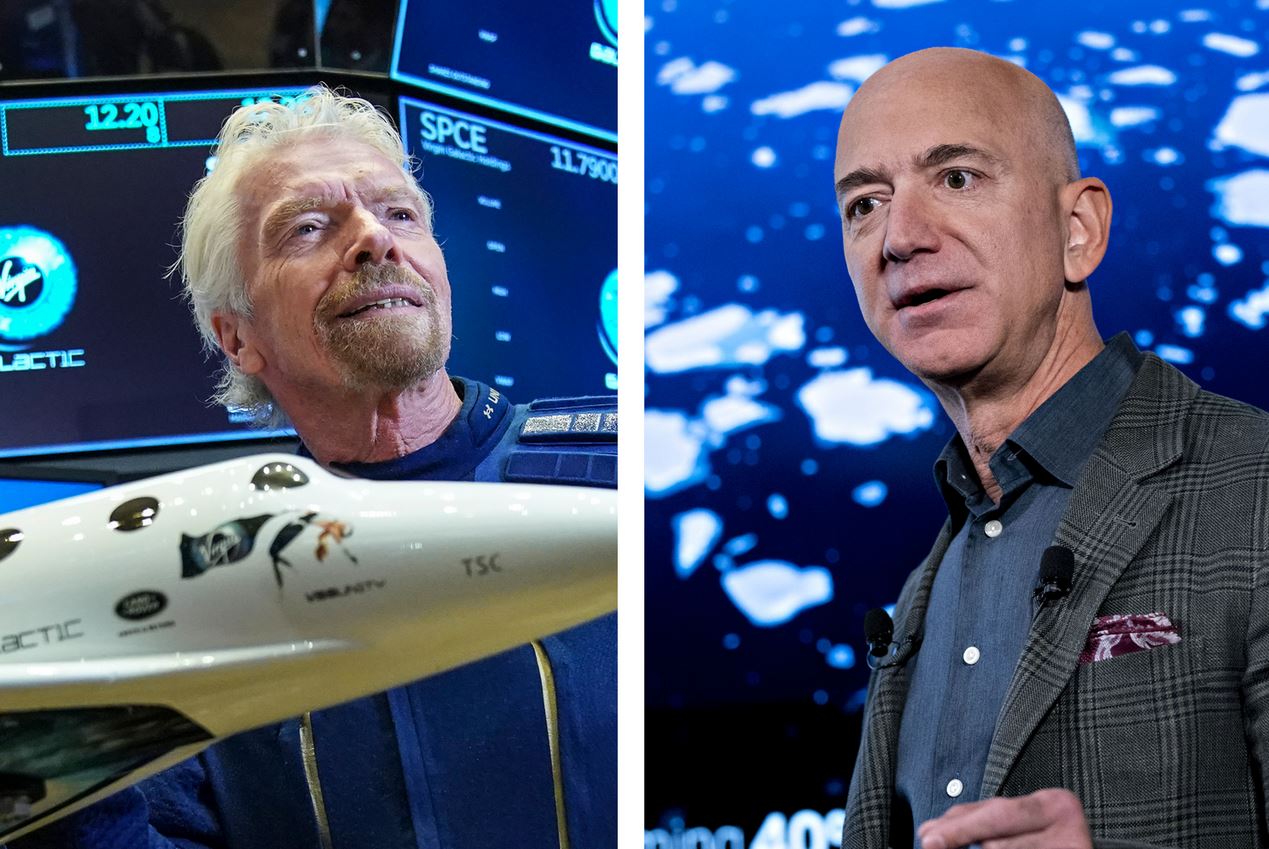 bezos branson