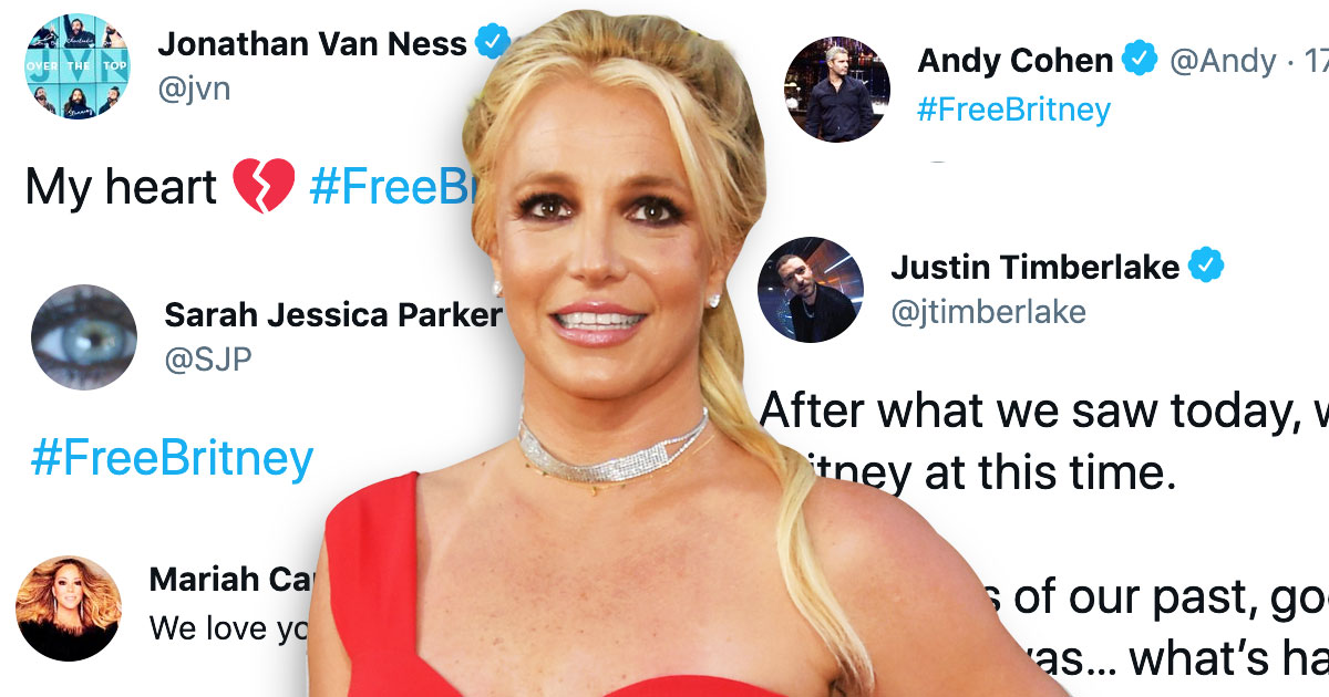 celeb support britney roundup