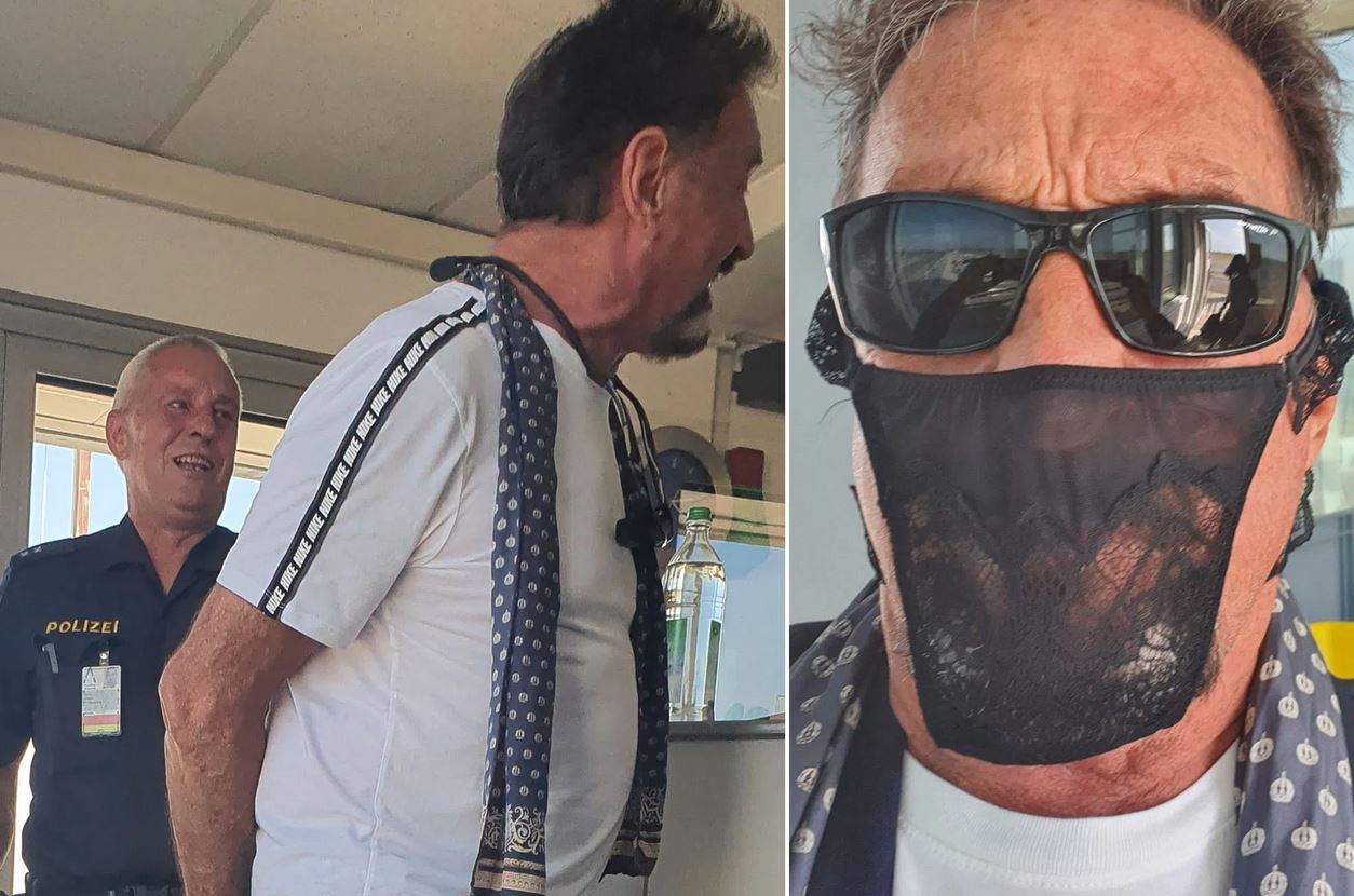 john mcafee thong