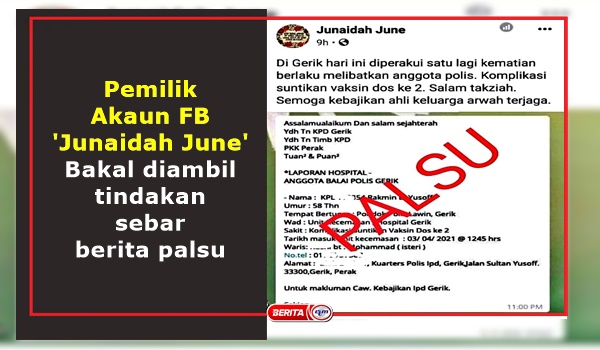 akaun fb antivaksin