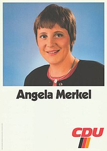 angela merkel kempen poster jerman