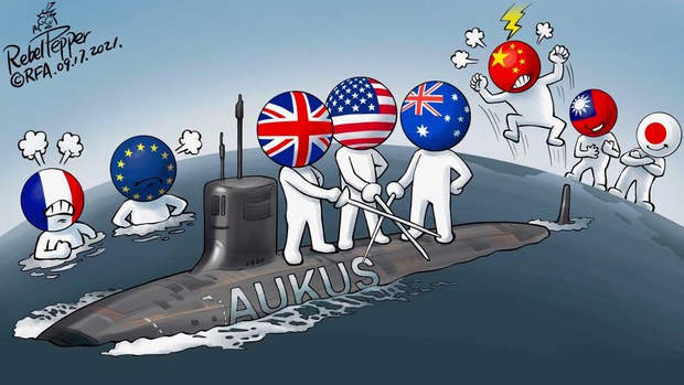 aukus komik