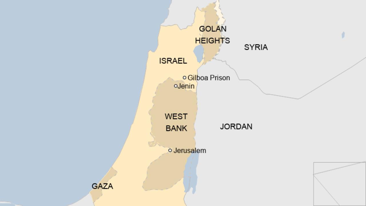 sempadan jordan syria israel gilboa