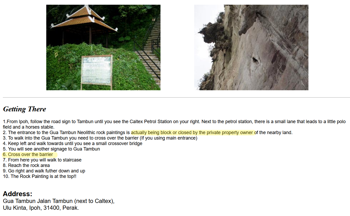 panduan ke gua tambun2