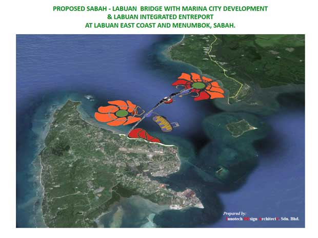 pulau jambatan labuan sabah