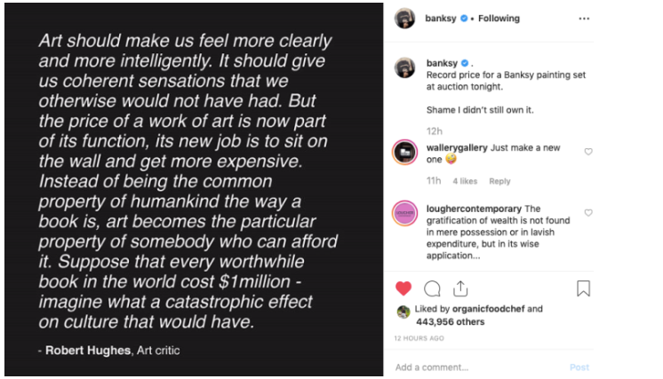 devolved parliament banksy ig comment