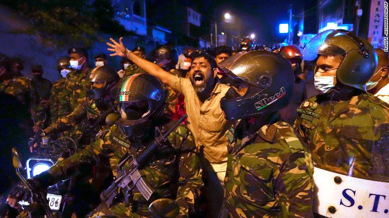 srilanka protest