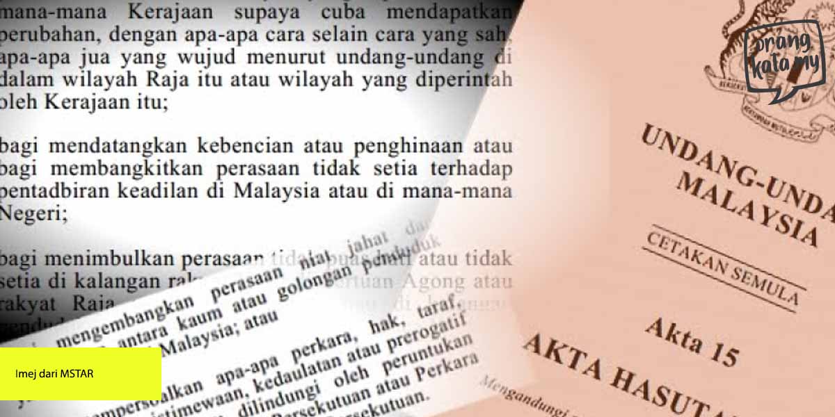 Akta Hasutan ingin disemak, perlukan perbincangan kritikal